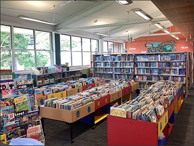 Books in the library