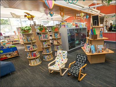 Books in the library